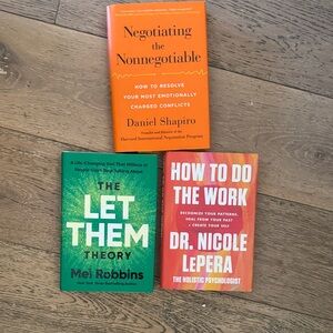 Let Them + two other self help books Set of Three Self-Help Books